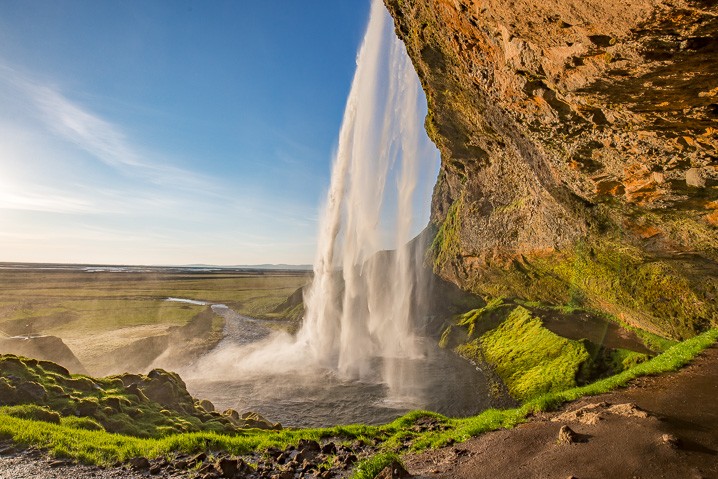 Landschaft Seljalandfoss