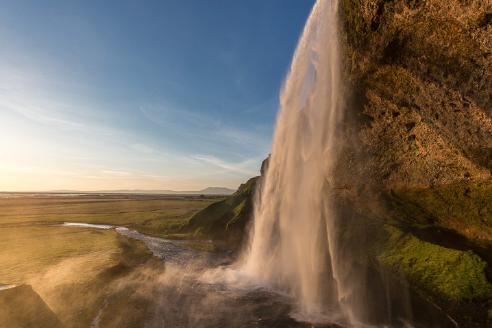 Landschaft Seljalandfoss